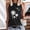 Black, variant on Sleeveless Tops sleeveless shirts for women Long Tank Tops Loose Fit wide strap tanks Beach Vests Summer Casual Basic Shirts Casual Blouses thick strap tank Tank Tops for Women Wine L