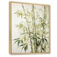 thumbnail image 2 of Designart "Embracing Muted Bamboo I" Bamboo Floater Framed Canvas Art Print, 2 of 5