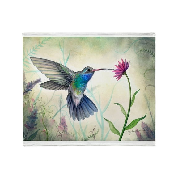 CafePress - Sweet Nectar Hummingbird Throw Blanket - Soft Fleece Throw Blanket, 50"x60" for All Ages