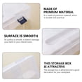 thumbnail image 3 of WEUVEB Small Parts Organizer Box with Compartments White 2Pcs, 3 of 8