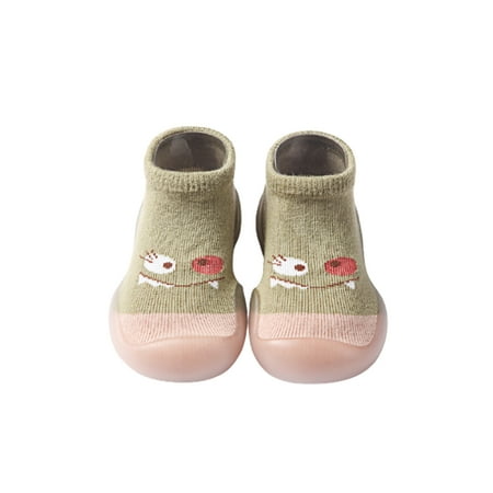 

BueatyH Infant Cartoon Pattern Non-slip Breathable Cotton Baby Toddler Walking Shoe