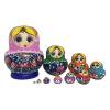thumbnail image 2 of Muñecas Matryoshka de madera para niños juguetes de anidación rusos hechos Ehuebsd a mano regalos de Navidad manualidades decoración del hogar, 2 of 9
