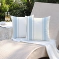 thumbnail image 5 of Outdoor Pillow Covers 20x20 Inch Set of 4 Light Blue Waterproof Modern Geometry Throw Pillows Outdoor Summer Waterproof Decor for Patio Funiture Garden Polyester Cushion Covers 013P20, 5 of 6