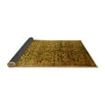 thumbnail image 2 of Ahgly Company Indoor Square Oriental Yellow Industrial Area Rugs, 3' Square, 2 of 4