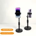 thumbnail image 4 of Telescopic Phone Stand for Live Streaming Meetings Mobile Mount Office Supply, 4 of 9