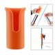 thumbnail image 3 of Protectores de inserción Herramientas de pesca Ajuste redondo de plástico naranja Sharpla Soportes de barra ranurados, 3 of 8