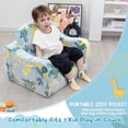 thumbnail image 4 of Silla Airpanda Comfy para niños pequeños con manta 2 en 1 de felpa suave, 4 of 9