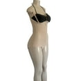 thumbnail image 6 of Colombian Fajas Front Zip and Hooks Women's Firm Compression Smooth Slimming Silhouette Body Shaper Nude L, 6 of 9