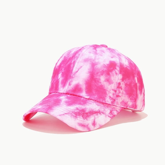 Outdoor Sun Baseball Cap - 3D Printed Tie Dye Snapback Hat for Unisex Summer Adventures