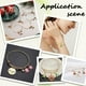 thumbnail image 5 of Juego de 12 pulseras de alambre ajustables expandibles de oro y acero inoxidable, de metal blanco y apilables., 5 of 9