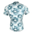 thumbnail image 4 of joogoo Tie Dye Blue Pattern Men's Cycling Jerseys Mountain Bike Short Sleeve Tops S, 4 of 7
