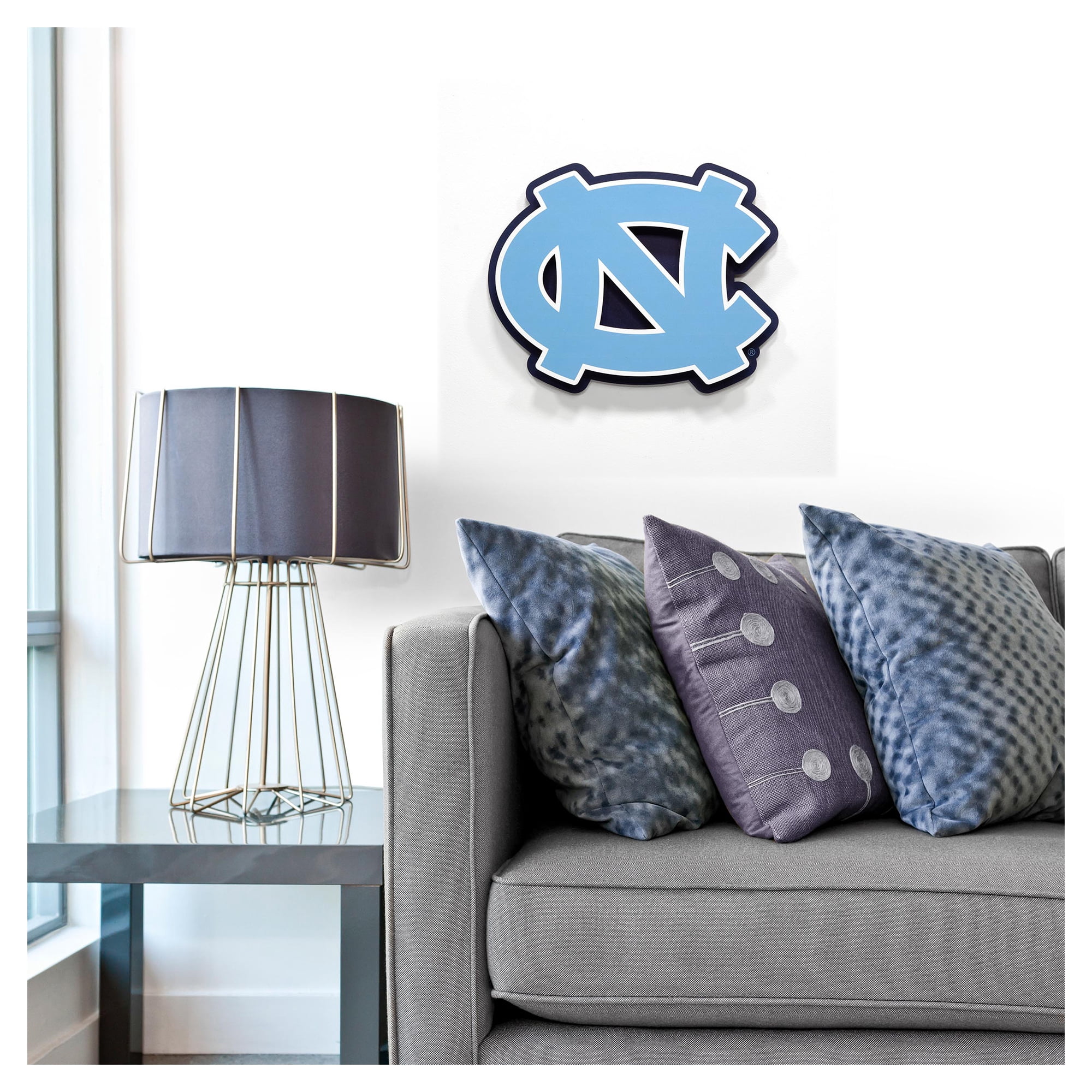 IDNA North Carolina Tar Heels 14" 3DX Logo Die Cut Wall Art