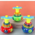 thumbnail image 5 of Trompos iluminados para niños, 3 juguetes OVNI con luces LED intermitentes, juego de giroscopio musical, juguetes de actividades giratorias, juguetes giroscópicos giratorios a mano novedosos, 5 of 5