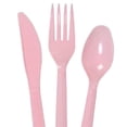 thumbnail image 2 of Party! 16 Forks, 16 Spoons & 16 Knives, Pink, 2 of 4