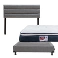 thumbnail image 1 of Colchón Matrimonial + Cabecera Logan + Box Spring Air DICASA Monaco, 1 of 8
