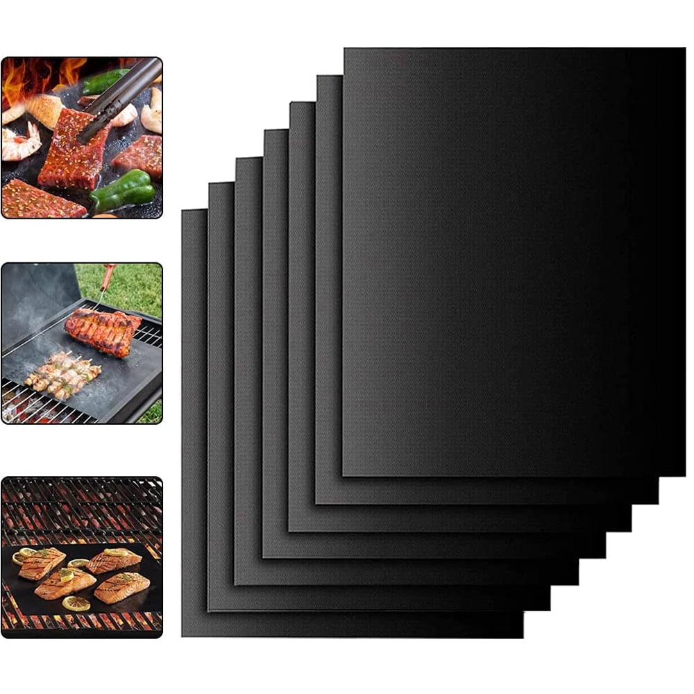 Grill Mats for Outdoor Grill Set of 7 Nonstick BBQ Grill Mat 15.75 x