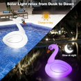thumbnail image 2 of SHIJIU-Swan Solar Floating Lights, Floating Pool Lights with Remote Control, 16 RGBW Colors Auto On/Off, Waterproof Outdoor Led Pool Lights for Paio Garden Pool Decorations, 1 Pack, 2 of 4