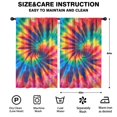 thumbnail image 2 of Blackout Kids Curtains,Colorful Rainbow Tie Dye Spiral Pattern Childrens Insulated Curtains Set Of 2,Bedroom Essentials,Toddler Room Decor 52"x84", 2 of 5