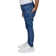 thumbnail image 3 of 3-pack Jeans De Mezclilla Mchk Para Niña. Escolar Skinny, 2 Azul claro + 1 Azul Marino MCHK 3PACK 9006, 3 of 5