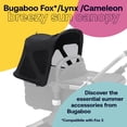thumbnail image 2 of Toldo solar Bugaboo Breezy extensible Fox/Cameleon 3/Lynx negro, 2 of 7