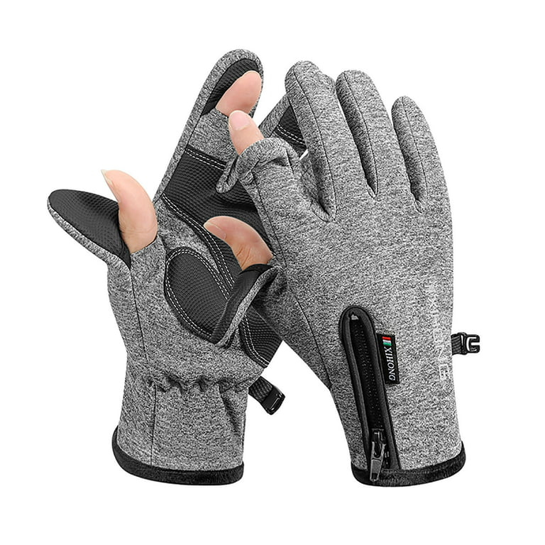Honeeladyy Womens Fishing Gloves, Winter Outdoor Riding Gloves