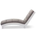 thumbnail image 3 of Baxton Studio Percy Chaise Lounge in Gray and White, 3 of 4