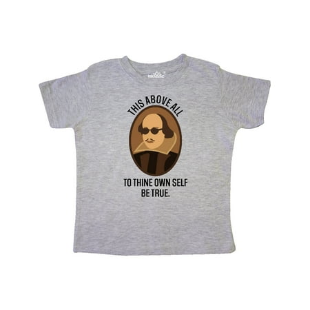 

Inktastic To Thine Own Self Be True Shakespeare Gift Toddler Boy or Toddler Girl T-Shirt