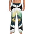 thumbnail image 1 of Balery Watercolor Turtle3 Pantalones de pijama para hombre, pijama ultraligero, pantalón de descanso-Medium, 1 of 6