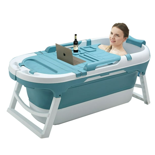 55inch Portable Bathtub For Adults Children And Baby Uniex Foldable Bathtub Simple Bath Tub Home Spa Bathtub Walmart Com Walmart Com