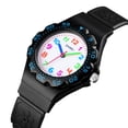 thumbnail image 2 of Reloj de cuarzo con esfera redonda para niños, reloj de pulsera impermeable informal deportivo para niños Gilrs, correa ajustable Scienceny EL4553-03, 2 of 2