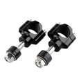 thumbnail image 2 of de manilr de motocicleta Universal, abrazadera de montaje de barra, adaptador de aluminio de barra de manilr de 28mm 1 1/8 pulgadas Negro M10 Soledad Elevadores de manillar, 2 of 6