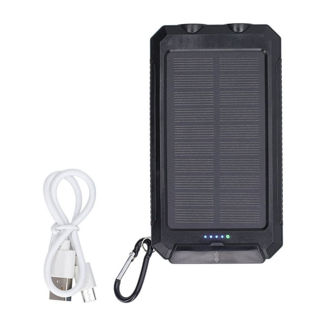 Bancos de energía Solar 20000mAh IP66 carga rápida impermeable 3 modos de iluminación cargador de teléfono Solar para Camping ciclismo viajes