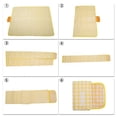 thumbnail image 5 of Unique Bargains Picnic Blanket Beach Mat Lightweight with Handle Yellow 150x100cm, 5 of 7
