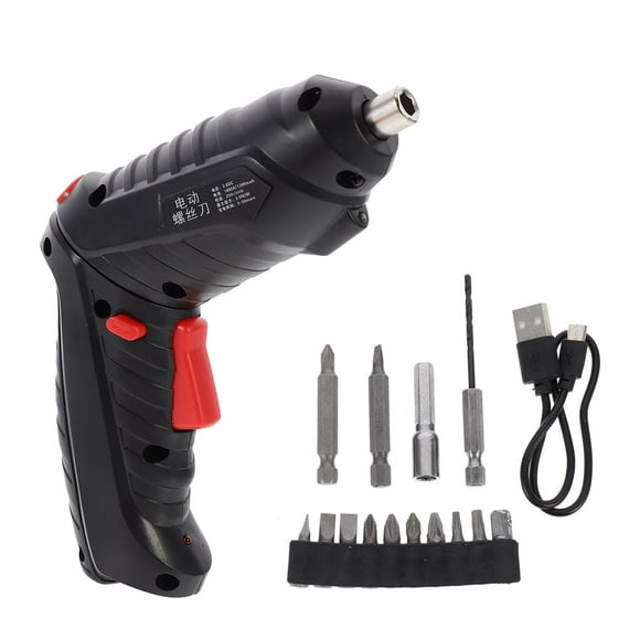 EASTIN 1 Set Multi-function Screwdriver Chargeable Small Electric Drill Home Screw Kit