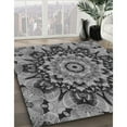 thumbnail image 2 of Ahgly Company Indoor Square Patterned Dark Gray Area Rugs, 8' Square, 2 of 6