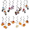 thumbnail image 1 of Halloween Hanging Swirl Decorations,Pumpkin Ghost Skeleton Hanging Swirl Ceiling Streamers, 1 of 5