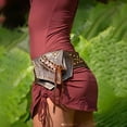 thumbnail image 2 of Riñonera Steampunk Qarigey de Cuero Tostado, 2 of 6