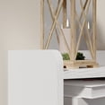 thumbnail image 6 of Shoe Storage Cabinet with a Shelf, Shoe Cabinet with 4 Doors, Shoe Rack Organizer for Entryway, Hallway, Closet, Living Room,  White, 6 of 7