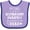 Lavender and Purple, variant on Inktastic My Dad is a Respiratory Therapist and a Hero Boys or Girls Baby Bib