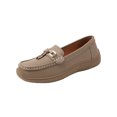 thumbnail image 2 of Willtoo Womens Wide Toe Loafers Slip On Comfort Platform Walking Shoes Casual Non Slip Flat Loafers for Daily Work Wear, 2 of 5