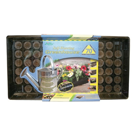 Jiffy 70 Cells 3.25 in. H X 11 in. W X 22 in. L Seed Starting Kit 1 pk