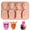 B, variant on USUERY DIY Halloween Sugar Cupcake Silicone Mold Pumpkin Bat Witch Hat For Gummy Fondant Baking Home