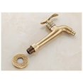 thumbnail image 3 of Antique brass faucet with lever handle, antique brass look（G1/2）.., 3 of 5