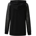 thumbnail image 6 of gakvov Long Sleeve Shirts For Women Plus Size Hoodie Splicing Pockets Hooded Sweatshirts Coat Tops Business Casual Loose Lace Blouse Shirts Fall Lace Pull Over Sweatershirt, 6 of 6