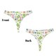 thumbnail image 3 of Balery Happy Easter Tangas de Algodón para Mujer con Estampado – Ropa Interior Sexy, Transpirable, G-string-Small, 3 of 6