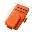 thumbnail image 5 of Sun Visor Storage Organizer for Vehicles with Secure Mount and Soft PU Leather Frame, 5 of 8