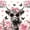 White Pink Black, variant on meiyoeat Ckawaii Highland Cattle Full Size Comforter Sets,Pink Bow Floral Blossom Bedding Comforter Set For Girls,Pink Reversible,3pcs,1 Comforter and 2 Pillowcases