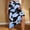Sky Blue, variant on Dianli Gifts Skirt Maxi Skirts Women's Floral Print A Line Long Skirt Elastic Waist Drawstring Irregular Hem Lightweight Breathable Cotton Linen Pull On Vacation Beach Skirt