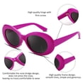 thumbnail image 3 of Gafas de sol FEISEDY Clout B2253 blancas para mujer y hombre, 3 of 9