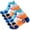 Colorful, variant on 6 Pairs Womens Ankle Socks Running Athletic Performance Cushioned Sport Low Cut Socks with Tab